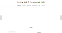 Desktop Screenshot of kreativholz.com